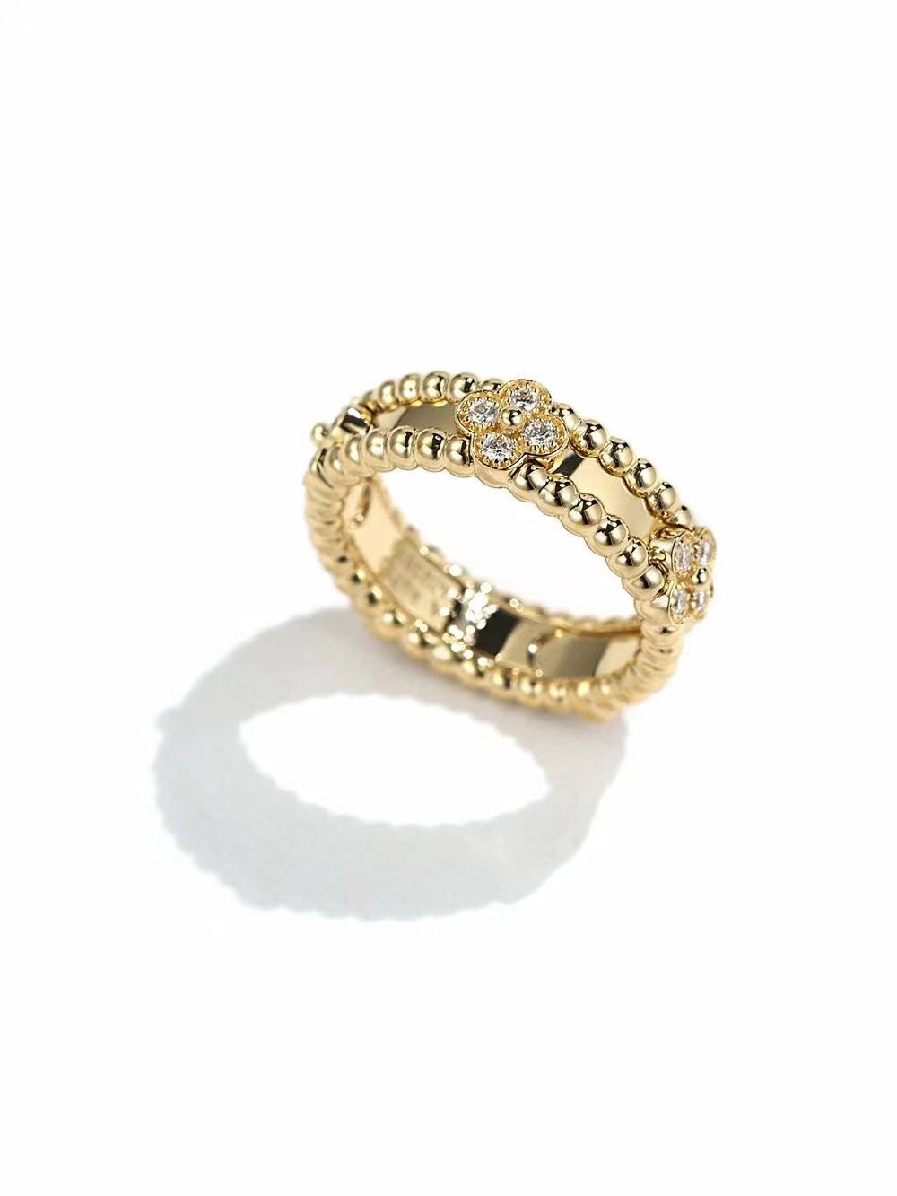 VCA PERLEE GOLD DIAMOND RING
