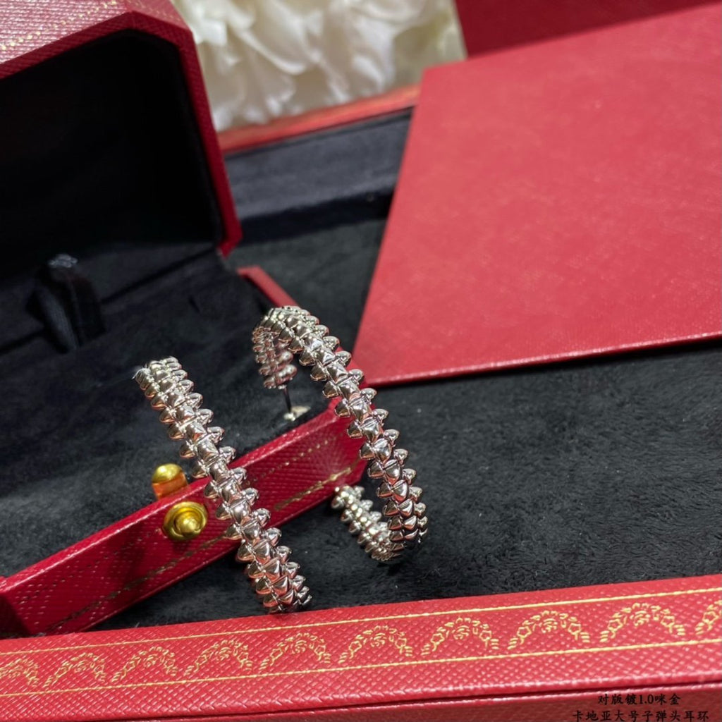 CARTIER CLASH LARGE HOOP EARRINGS