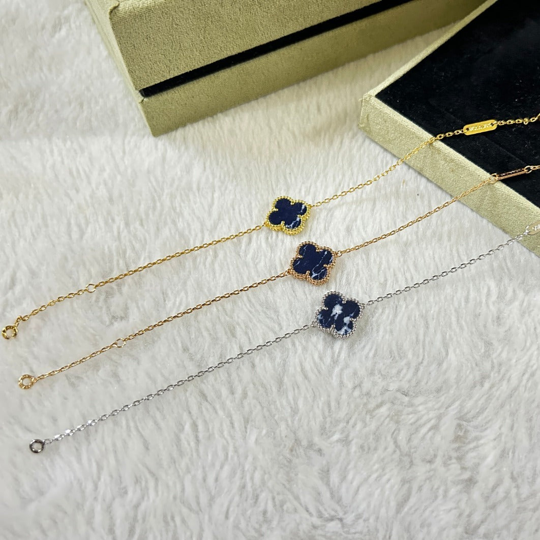 VCA CLOVER 1 MOTIF PIETERSITE BRACELET