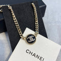 Chanel Button Necklace