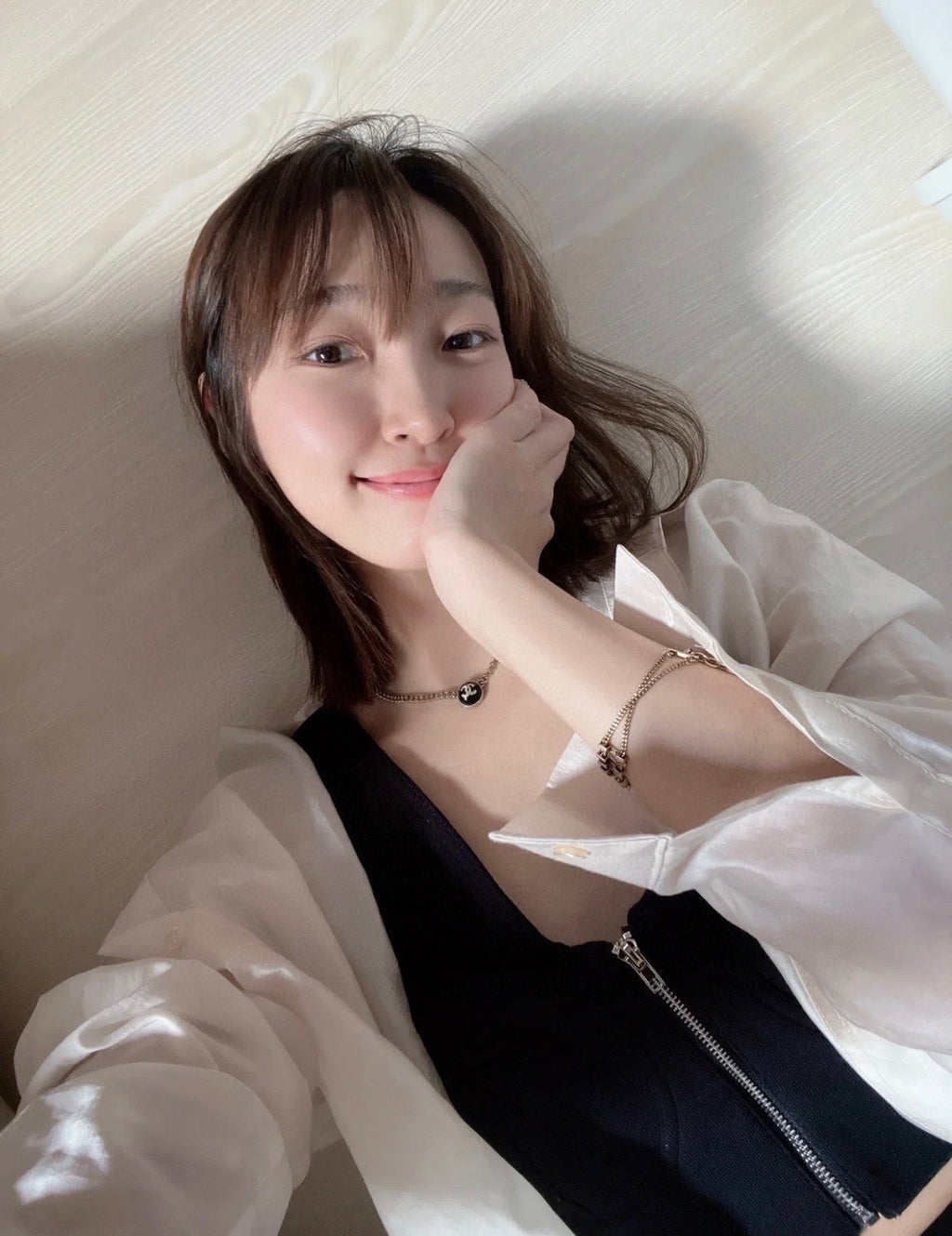 Chanel Button Necklace