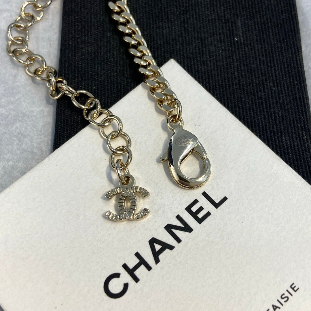 Chanel Button Necklace