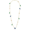 VCA LUCKY SPRING BUTTERFLY 15 FLOWER NECKLACE