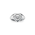 Tiffany Return to Tiffany Heart Signet Ring in Silver, Small
