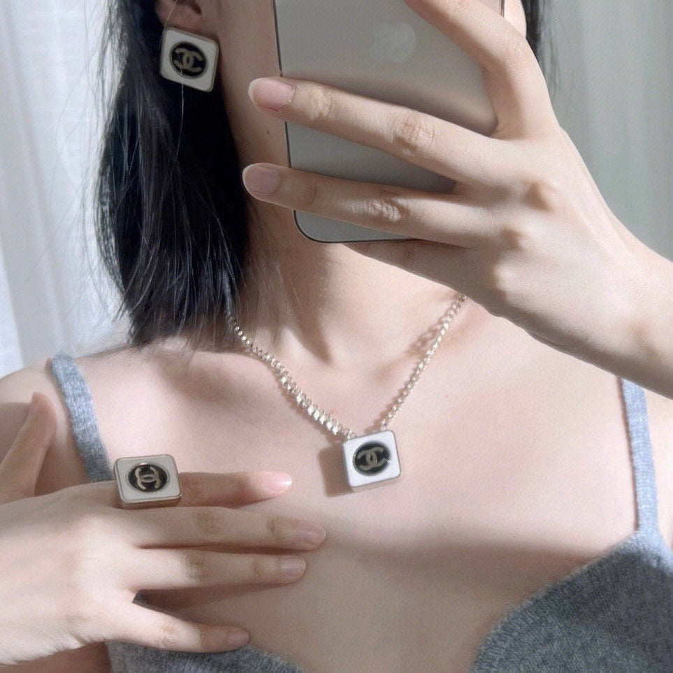 Chanel Square Ring Adjustable Opening