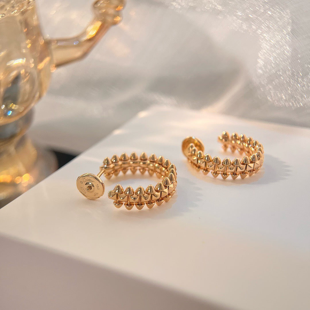 CARTIER CLASH SMALL HOOP EARRINGS