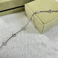 VCA CLOVER 6 MOTIF DIAMOND LASER BRACELET