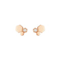 CHAUMET BEE LOVE PINK GOLD DIAMOND EARRINGS