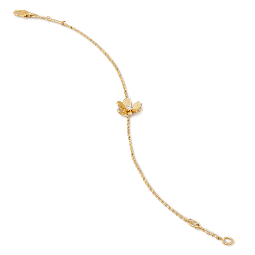 VCA FRIVOLE GOLD FLOWER BRACELET