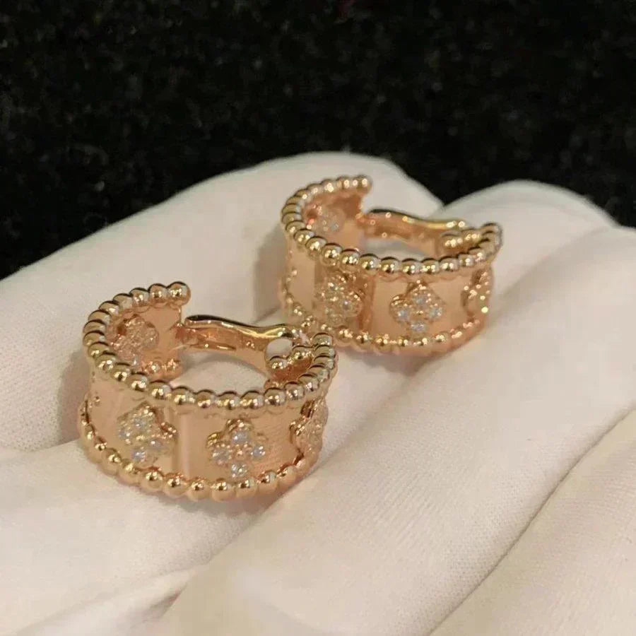 VCA PERLEE DIAMOND EARRINGS
